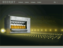 Tablet Screenshot of beerjet.com